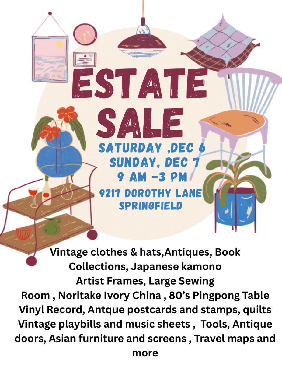 Retro Vintage Garage Sale Flyer