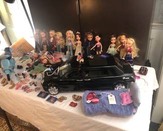 Bratz Dolls and Limo