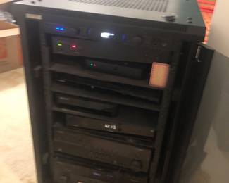 Cased Home Audio System; Sold all together