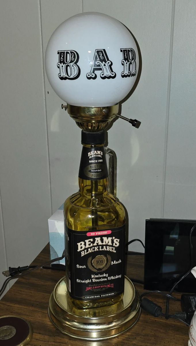 Here we go! House - Garage - Shed Full!! More Pictures to come. This is a cool Bar Light.