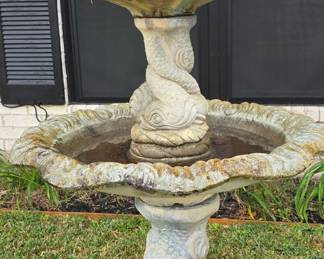 Serpent Birdbath