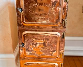 Antique Toledo Cooker Co. copper steamer oven