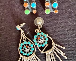 Fun and colorful pierced earrings
