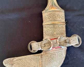 Detail of curved dagger