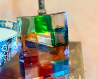 Carol Moretti Monolith Handblown Sculpture signed 1/100 (1998)