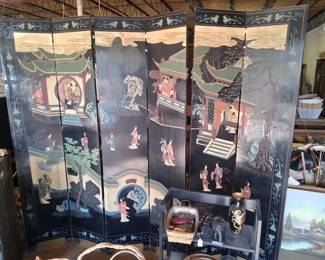 Six panel screen $200