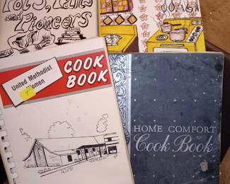 Lots of cookbooks