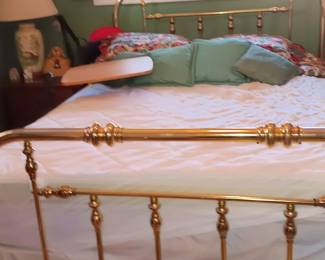 Brass bed