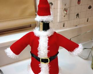 SANTA CLAUSE LIQUOR BOTTLE SUIT