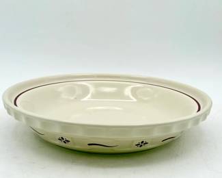 Longaberger Pottery Pie Plate