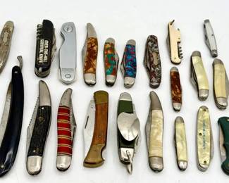 Collection Of Vintage Pocket Knives