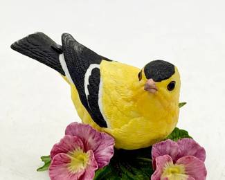 Lenox Garden Bird Collection Figurine American Goldfinch