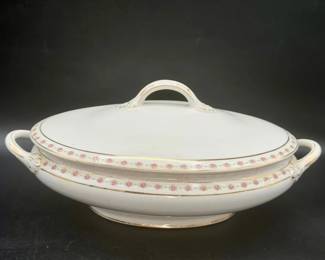Mercer Pottery Co Semi-Vitreous Covered Dish