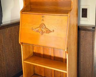 Antique Upright Writing Desk