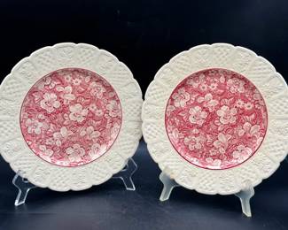 (2) Coalport England Kingsware Oak hill Plates