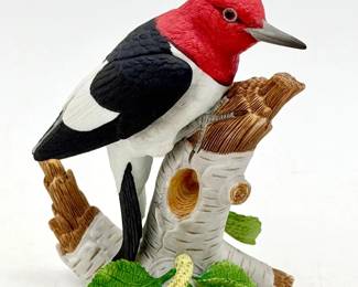 Lenox Garden Bird Collection Figurine Red-Headed Woodpecker