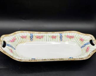 Hand Painted Nippon Celery Dish