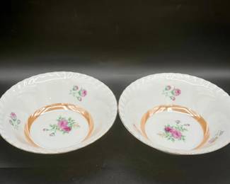 (2) Rose Bowls Made In Japan