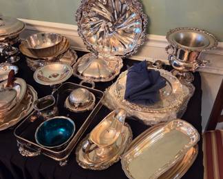 Assortment of Silverplate
