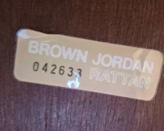 Brown Jordan Rattan Set