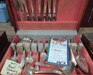 Royal Saxton in a wooden case $25 or the 2 Royal Saxton $30