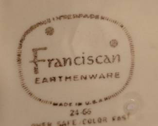large Franciscan Desert Rose dish collection - if you want to expand your specific logo set, then here's your chance!  We have several to choose from! 