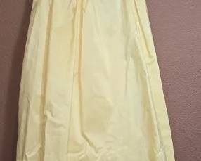 FEATURED FASHION:  Sakowitz evening dress with a bodice of sparkly flowers