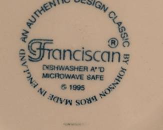 large Franciscan Desert Rose dish collection - if you want to expand your specific logo set, then here's your chance!  We have several to choose from! 