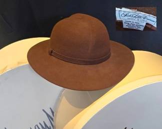 FASHION HAT Brown Rabbit Hair