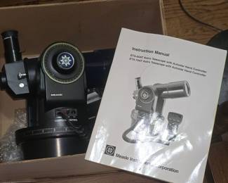 Meade Astro Telescope with Autostar Hand Controller includes manual