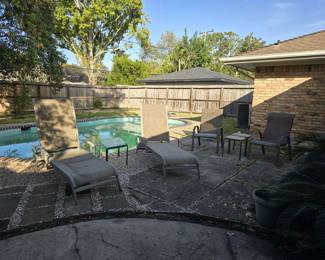 Poolside furniture