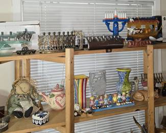 Menorahs of all shapes and sizes