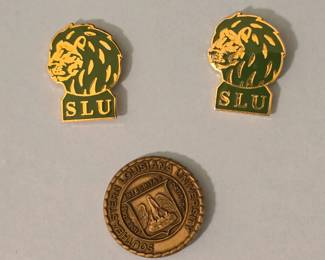 Vintage SLU Southern Louisiana Universtity Pins