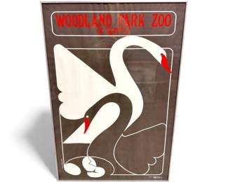 9 WoodlandParkZooSeattleVintagePosterFramed