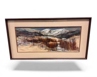 24 JeanSchwalbeHighCountryIIFramedLandscapePaintingLarge