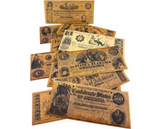 97 ConfederateStateCurrencyReplicaNotesReprintSet