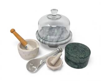 65 MixedKitchenApothecaryCollectionMarbleGlassPorcelain