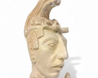 95 SculptureHeadofPakalAncientMayaKingofPalenque
