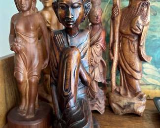 Auction Wood Figures
