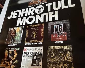 Auction Rock N Roll Poster Jethro Tull