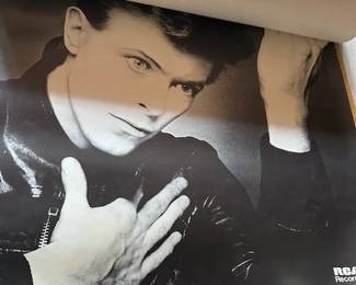 Auction Rock N Roll Poster Bowie