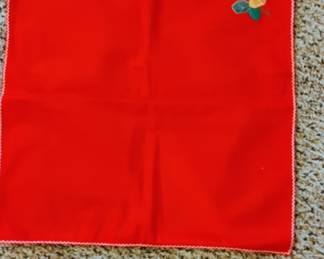 12 Christmas napkins with 60”x100” tablecloth