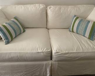 Kathy Ireland sofa- comes with matching chair & ottoman