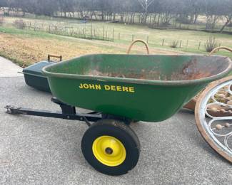 Antique John Deere 30 dump cart