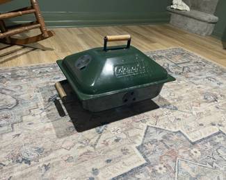 Coleman portable fire pit packed for easy transport