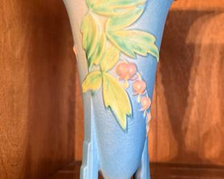 Roseville Pottery 1940"s  Bleeding Heart Vase
