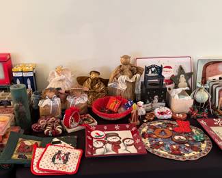 Christmas decor and entertaining supplies