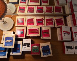 Hallmark Keepsake Ornaments -Train collection only