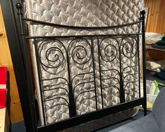 Full size headboard/footboard and full size mattress. 