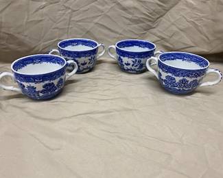 Set of 4 Ridgways  B&W Cream Soups 